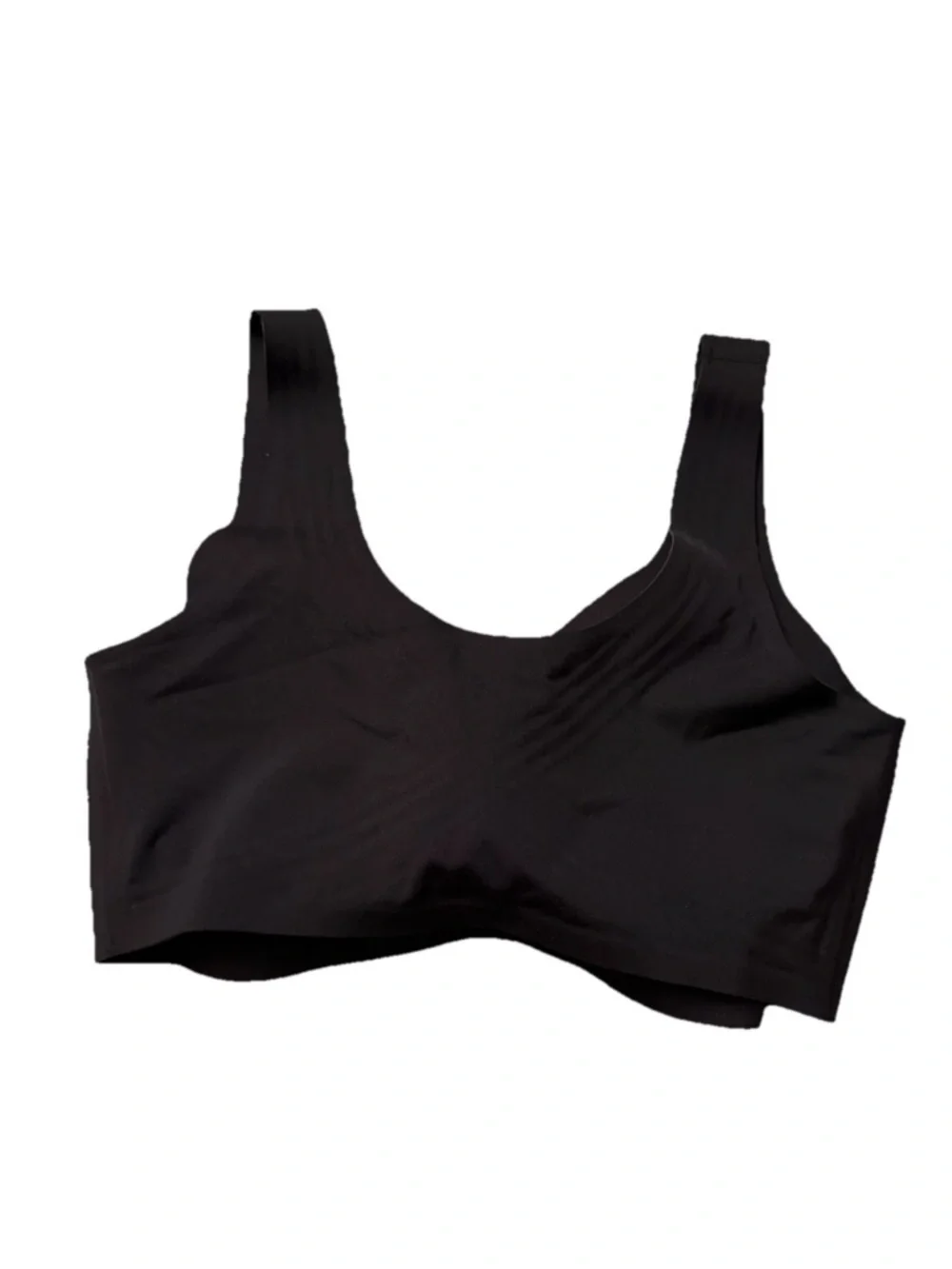SheCurve She Curve Jelly Bra Large Black Wireless Seamless Pullover - Picture 3 of 3